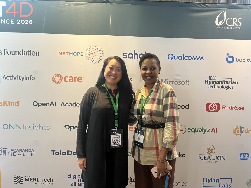 Elaine and Betty of TaroWorks at ICT4D