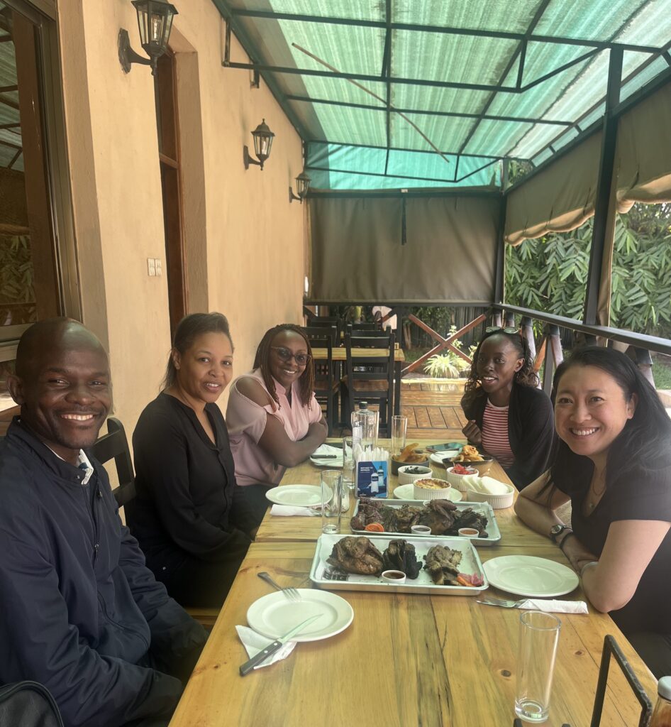 TaroWorks team lunch in Nairobi